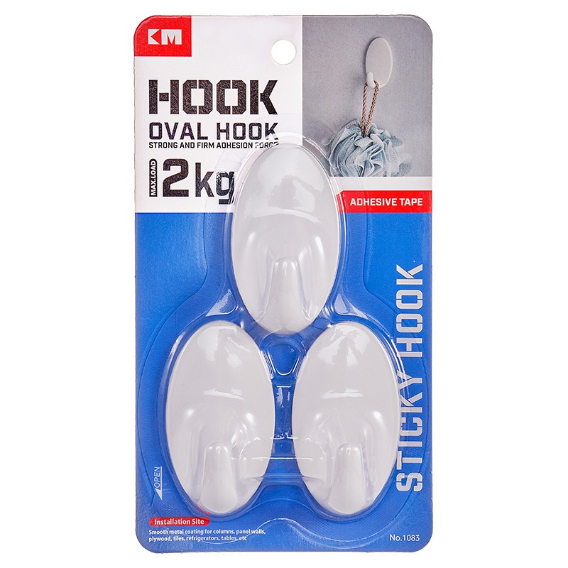 MÓC DÁN TƯỜNG CHỊU LỰC OVAL – DÁN CHẮC NHƯ ĐINH, TREO CẢ THẾ GIỚI CŨNG KHÔNG RƠI! 1083