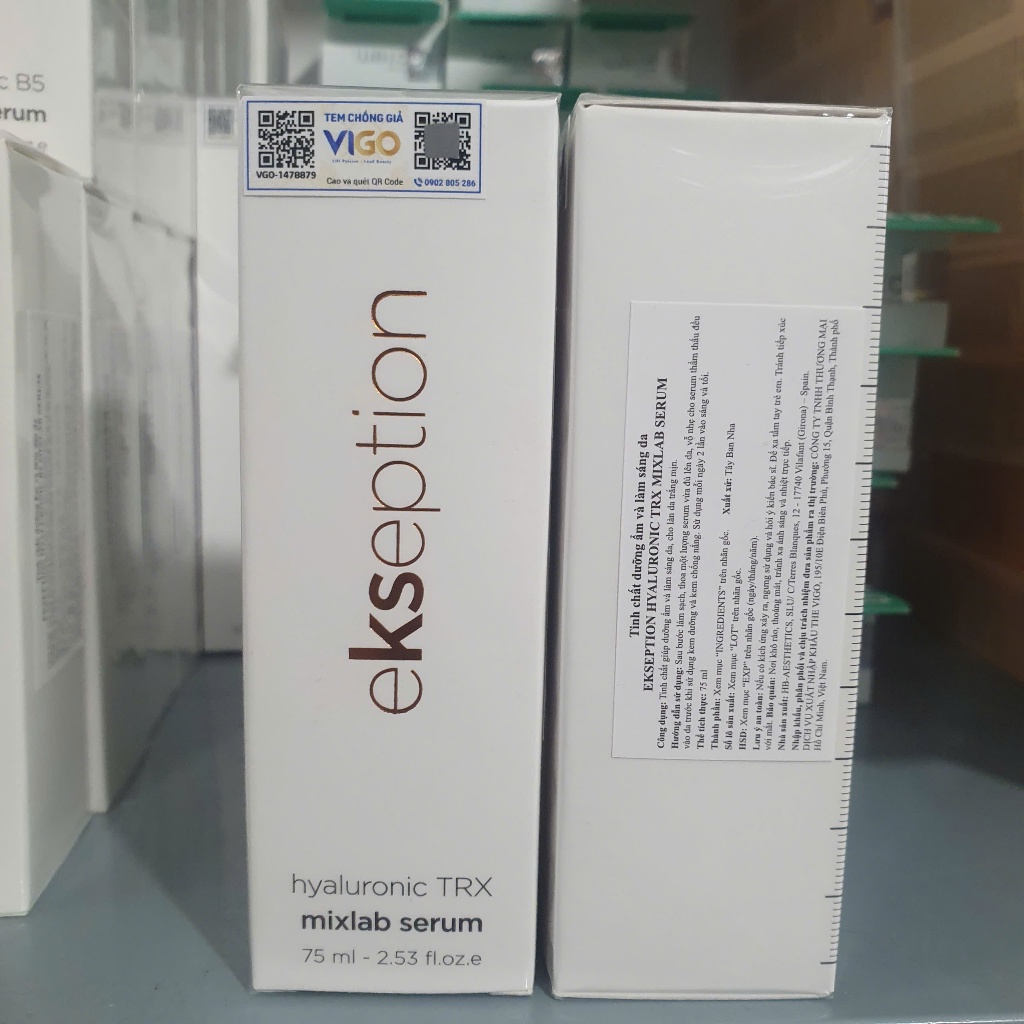 [Hàng CTY] Serum Ekseption HA TRX 3% Tranexamic acid Hyaluronic TRX Sáng Da, Mờ Thâm 75ml