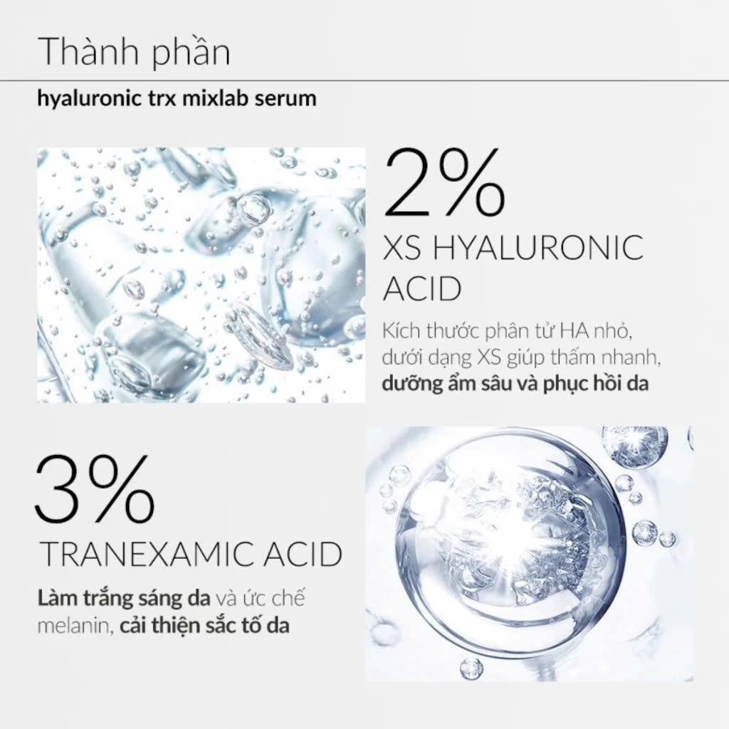 [Hàng CTY] Serum Ekseption HA TRX 3% Tranexamic acid Hyaluronic TRX Sáng Da, Mờ Thâm 75ml