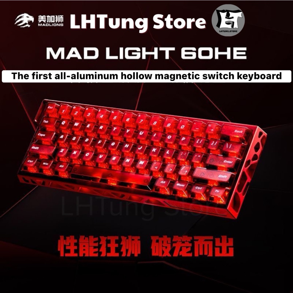 [SẴN GIAO] Bàn phím cơ gaming FGG MAD Light 60HE | Rapid Trigger ...