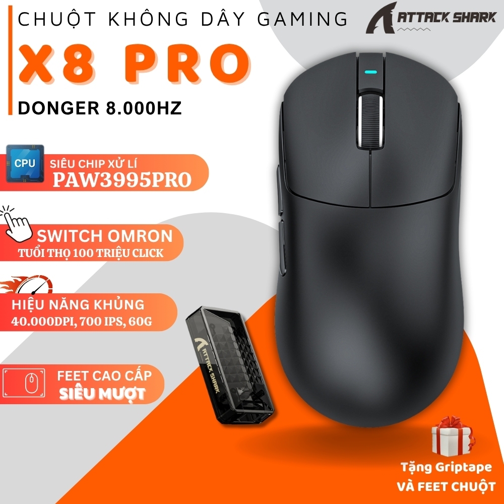 楽天市場】ATTACKSHARKV5ゲーミングマウス無線8000hzポーリングレート