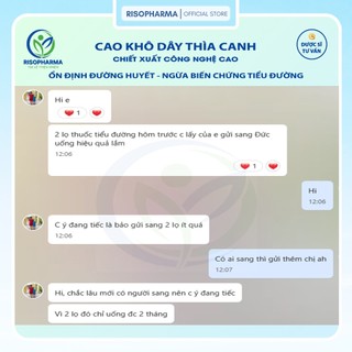 Dây Thìa Canh Dạng Cao Khô Nguyên Chất Giúp Ổn Định Đường Huyết, Ngừa Biến Chứng Tiểu Đường, Giảm Mỡ Máu