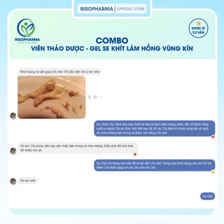 COMBO Thảo Dược Vùng Kín Giảm Nấm Ngứa, Tiêu V.i.ê.m, Khử Mùi, Ngừa Tái Phát - Gel Se Khít, Làm Hồng Lành Tính Êm Dịu