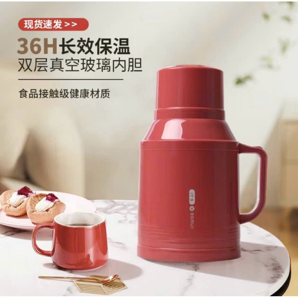 Bình Thủy Giữ Nhiệt Mini, Phích Nước Nóng, Bình Nước Nóng Dung Tích 1L Nhỏ Gọn Tiện Lợi cốc binh giunhiet