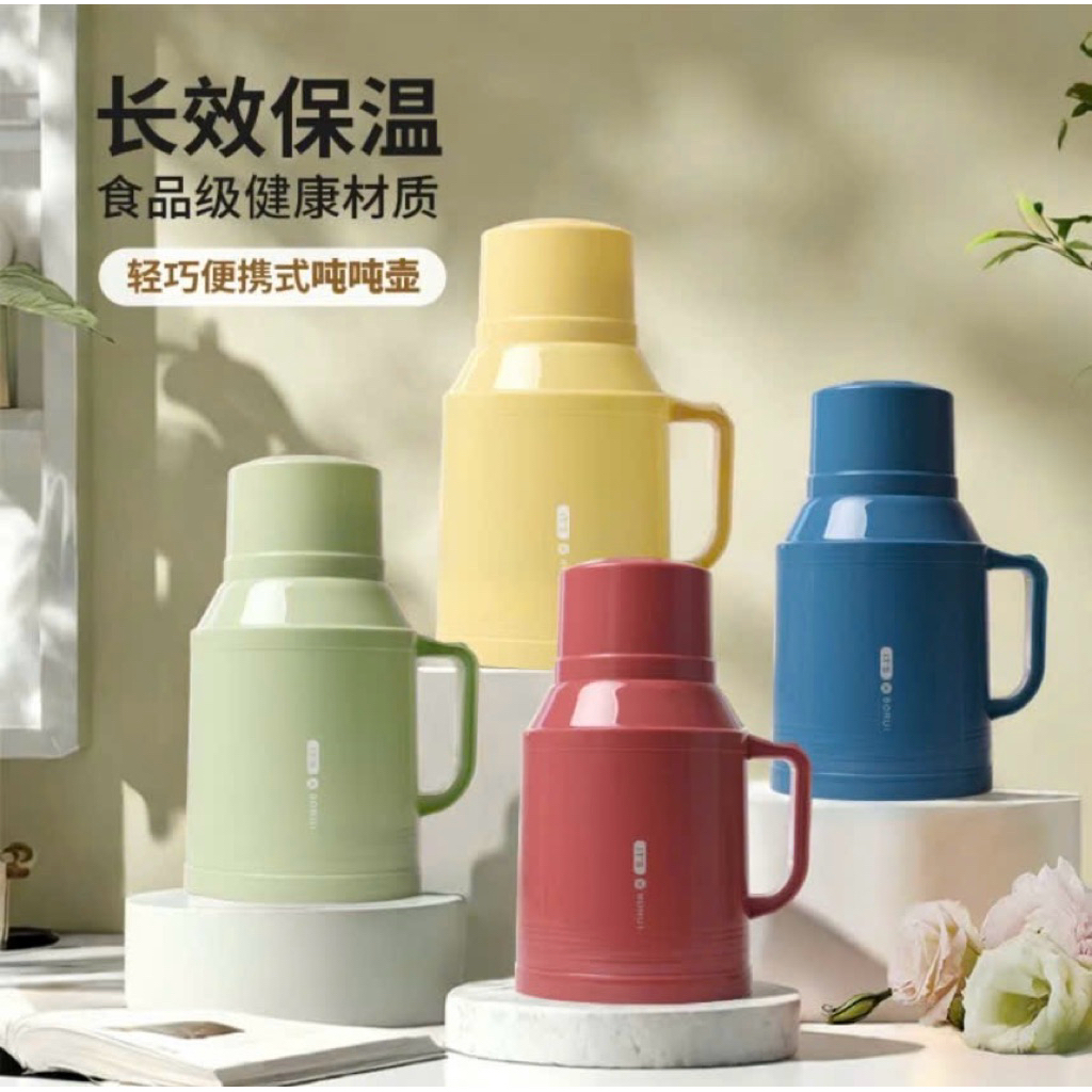 Bình Thủy Giữ Nhiệt Mini, Phích Nước Nóng, Bình Nước Nóng Dung Tích 1L Nhỏ Gọn Tiện Lợi cốc binh giunhiet