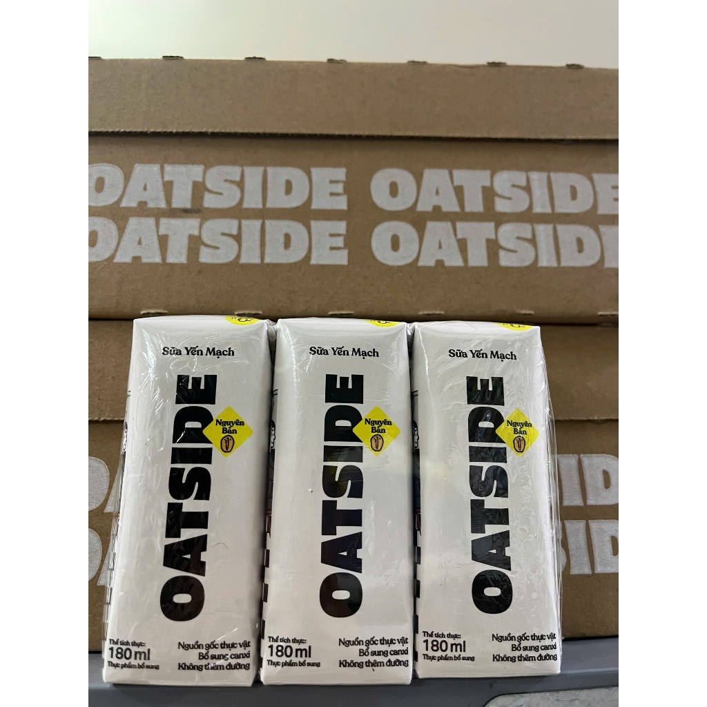 Sữa yến mạch OATSIDE Hộp 180 ml (1 lốc gồm 3 hộp) | Shopee Việt Nam