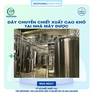 Rễ Cà Gai Leo Dạng Cao Khô Nguyên Chất Risopharma Bảo Vệ Gan, Giải Độc Rượu, Giảm Mẩn Ngứa, Mụn Nhọt, Mề Đay