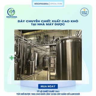 Giảo Cổ Lam Dạng Cao Khô Nguyên Chất Risopharma Giúp Giảm Mỡ Máu, Ổn Định Huyết Áp, Giảm Căng Thẳng Mệt Mỏi