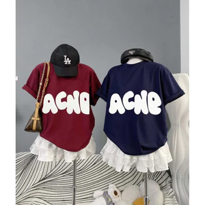 Áo thun chất cotton su form rộng tay lỡ - ACNE mẫu mới