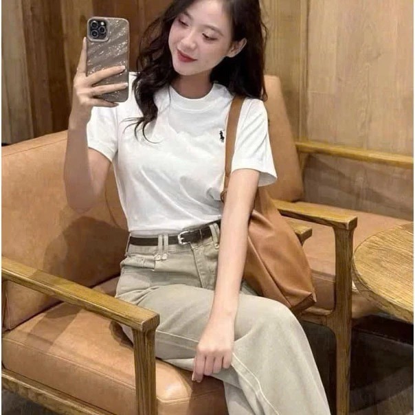 Áo Thun Babytee In Logo Ngựa From Chuẩn Nam Nữ Ôm Eo Tôn Dáng Chất Thun Tăm Mềm Mịn Siêu Co Dãn