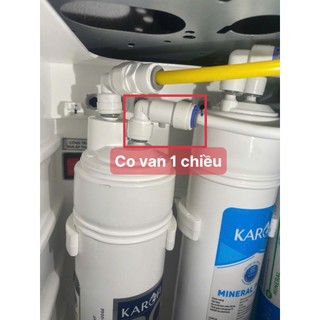 Phụ Kiện Co Van Xả Thải Dành Cho Màng RO Máy Lọc Nước Karofi (Co 2 đầu ra dây 6)