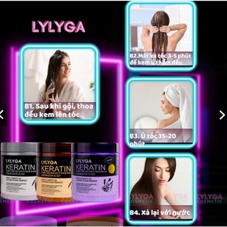 Kem ủ tóc Keratin Collagen 1000ml Chính Hãng Loại 1,Ủ Tóc Siêu Thơm,dầu xả dưỡng tóc Mềm Mượt, hấp tóc phục hồi