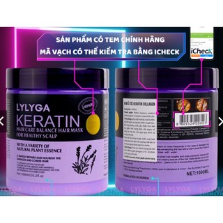 Kem ủ tóc Keratin Collagen 1000ml Chính Hãng Loại 1,Ủ Tóc Siêu Thơm,dầu xả dưỡng tóc Mềm Mượt, hấp tóc phục hồi