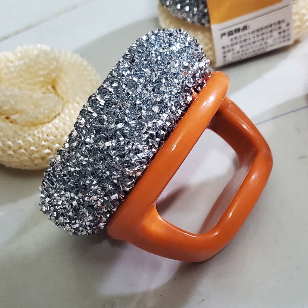 Combo 2 Cọ Rửa Chén Bát, Cọ Rửa Xoong Nồi 2 Tầng Có Tay Cầm Loại Bỏ Vết Bẩn Cứng Đầu DASEP