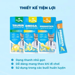 Súp Thưởng MR VET Cho Mèo, Bổ Sung Omega 3, Prebiotics, Taurine Hỗ Trợ Dinh Dưỡng Toàn Diện