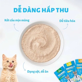 Súp Thưởng MR VET Cho Mèo, Bổ Sung Omega 3, Prebiotics, Taurine Hỗ Trợ Dinh Dưỡng Toàn Diện
