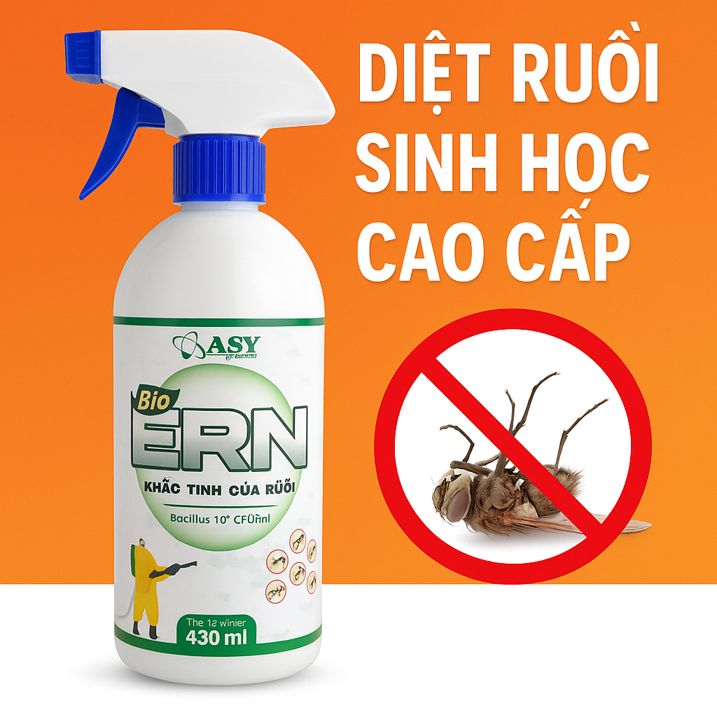 Thuốc xịt ruồi Bio ERN, chai 430ml, thuốc diệt ruồi hiệu quả nhất hiện nay