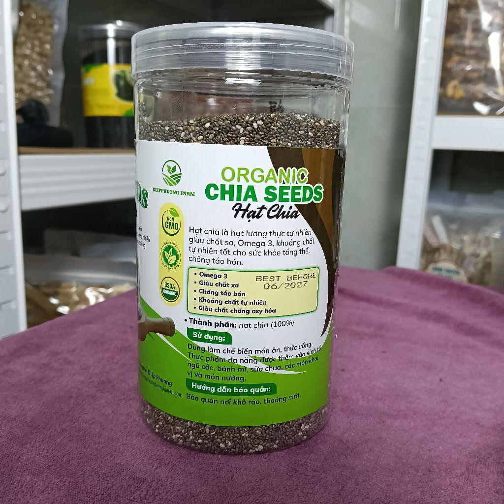 Hạt Chia Đen Hàng Nhập Cao Cấp