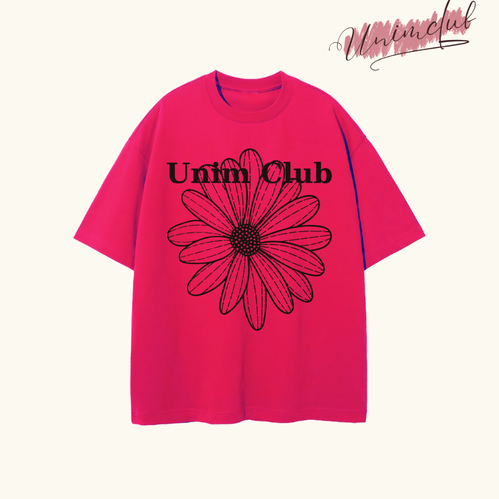 Áo Thun Hoa Cúc Unim Nhiều Màu Cotton Cao Cấp MỊn Mềm Mát Co Giãn 2 Chiều Unim Store