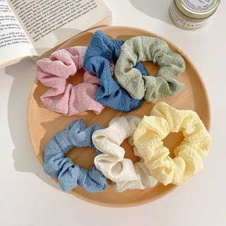 Combo 5 Dây buộc tóc đàn hồi thiết kế đơn giản nhiều màu sắc dễ thương RABBI