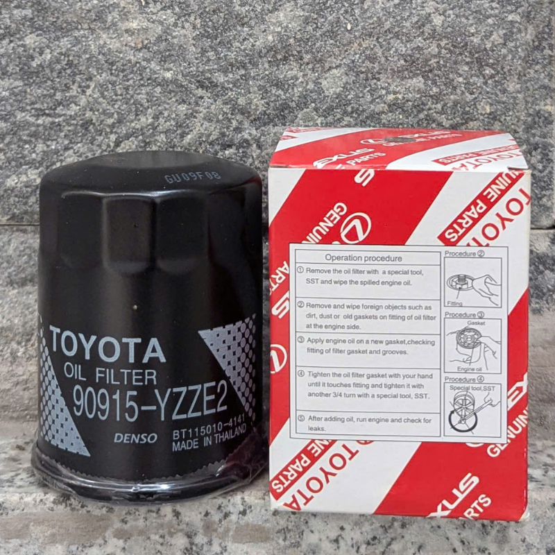 Lọc Nhớt, Lọc Dầu Động Cơ Xe TOYOTA Vios, Camry, Altis, Yaris, Wigo, Rav4, Zace (Mã: 90915YZZE2)
