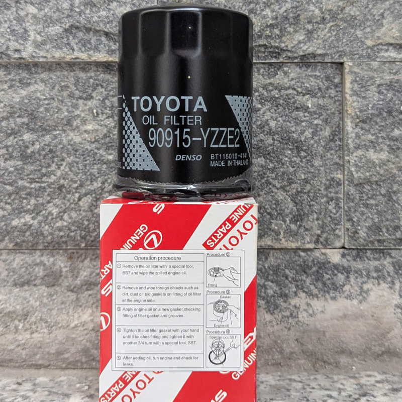 Lọc Nhớt, Lọc Dầu Động Cơ Xe TOYOTA Vios, Camry, Altis, Yaris, Wigo, Rav4, Zace (Mã: 90915YZZE2)