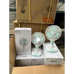 Quạt tích điện kèm đèn 199k