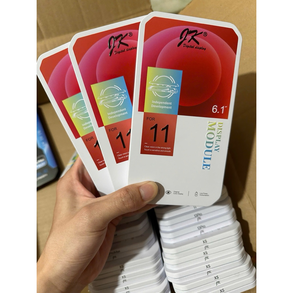 Màn Hình JK  Ép Được Kính, Phôi Dẻo,Màn Được Test Kỹ , Hiển Thị Đẹp . Dùng Từ X Đến 15pm , Màn Chất Bảo Hành 6 Tháng | BigBuy360 - bigbuy360.vn
