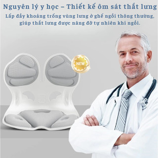 [Sale 50%]  Ghế Công Thái Học Chống Gù Lưng Chỉnh Dáng Ngồi Ghế Tựa Bà Bầu Phù Hợp Cho Văn Phòng, Trẻ Em Happykids