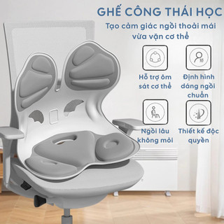 [Sale 50%]  Ghế Công Thái Học Chống Gù Lưng Chỉnh Dáng Ngồi Ghế Tựa Bà Bầu Phù Hợp Cho Văn Phòng, Trẻ Em Happykids