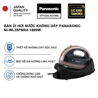 [NHẬP ELPN500K GIẢM 18% TỐI ĐA 500K] Bàn ủi hơi nước không dây Panasonic NI-WL35PNRA - 1800W - Hàng chính hãng