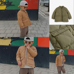 Áo khoác bomber bé trai bé gái L.ativ L060 xuất dư TQXK, chất dày đẹp, phong cách cá tính