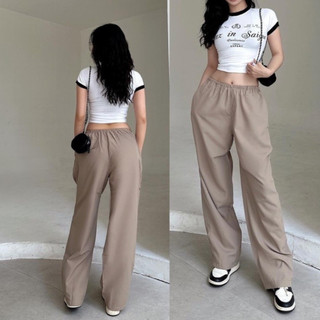 Quần KAKI ỐNG RỘNG rút eo ống rộng chất kaki loại 1 năng động,quần BAGGY phong cách hàn siêu hách dáng - K1