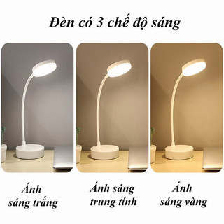 SUBOGDG  Đèn Học Mini Chống Cận Asaki Để Bàn Cảm Ứng Tích Điện Thông Minh