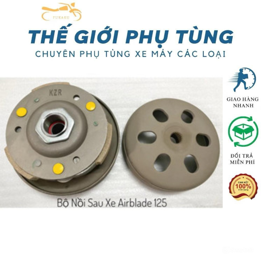 Bộ Nồi Sau Xe Airblade 125, Lead 125, SH Mode, Click 125, PCX, Vario Hàng Cao Cấp