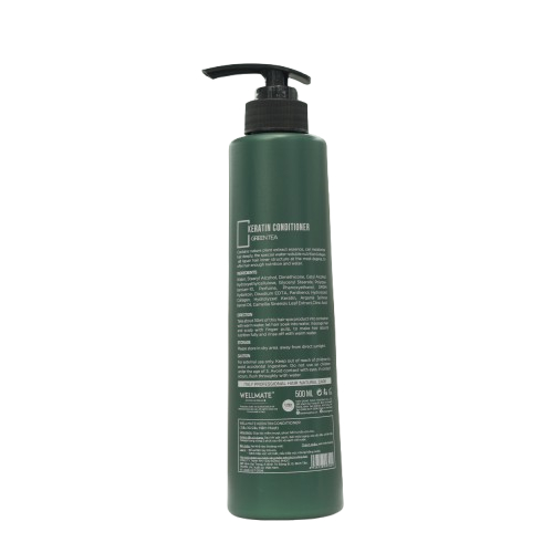 Dầu xả mượt tóc Keratin Wellmate dưỡng ẩm sâu giúp tóc chắc khoẻ và mềm mại phục hồi hư tổn 500ml