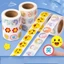 Cuộn 500 miếng sticker hoạt hình mini đường kính 2.5cm