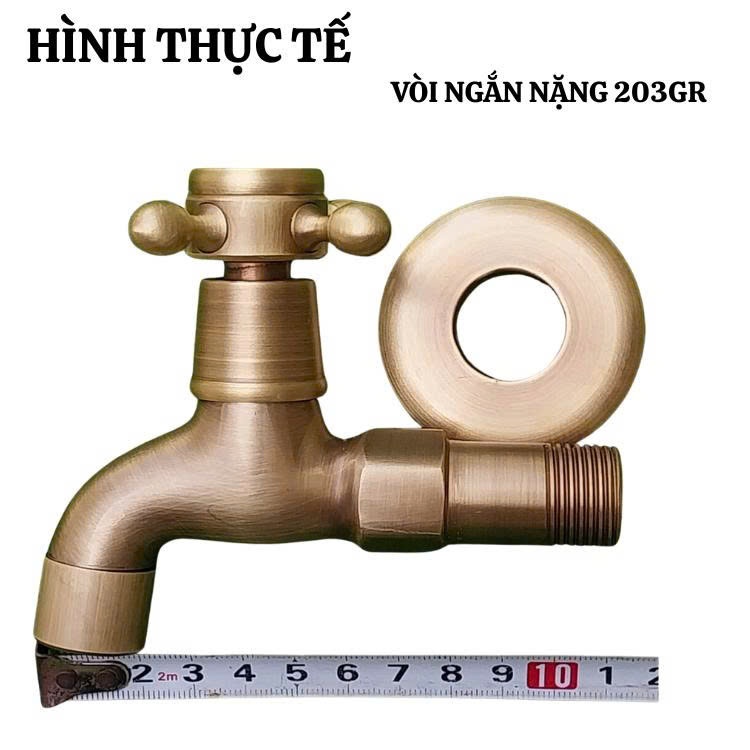 Vòi nước gắn tường cao cấp bằng đồng thau cổ điển, Vòi hồ rumine phong cách sang trọng