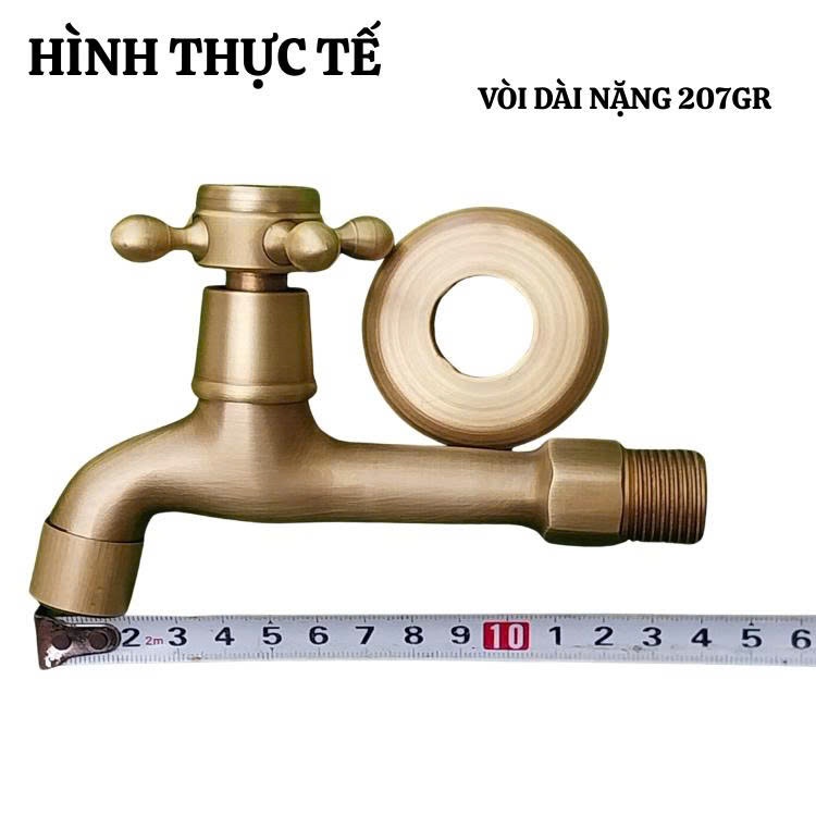 Vòi nước gắn tường cao cấp bằng đồng thau cổ điển, Vòi hồ rumine phong cách sang trọng