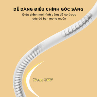 SUBOGDG Đèn bàn học đọc sách bảo vệ mắt TLDL cảm ứng 3 chế độ ánh sáng biến thiên có phân loại tích điện