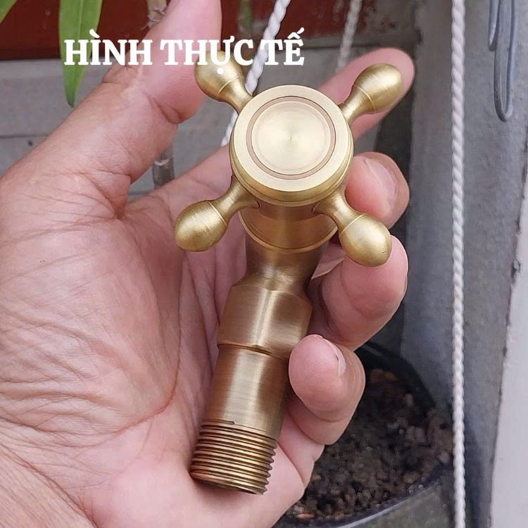 Vòi nước gắn tường cao cấp bằng đồng thau cổ điển, Vòi hồ rumine phong cách sang trọng