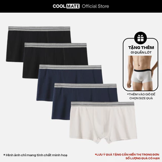 Pack 5 quần lót nam Trunk Cotton Basics Coolmate