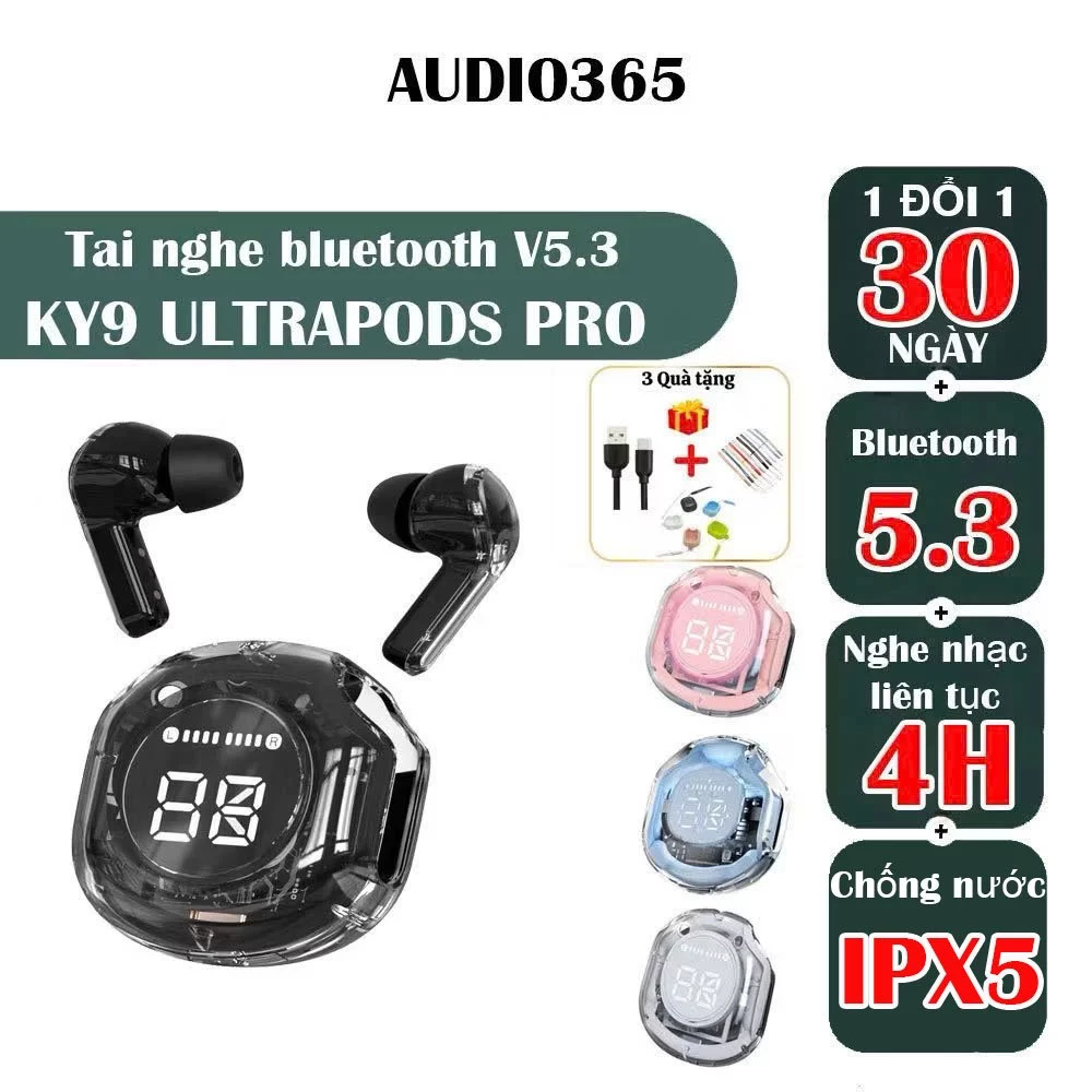 Tai nghe không dây KY9 Ultrapods tổng quan