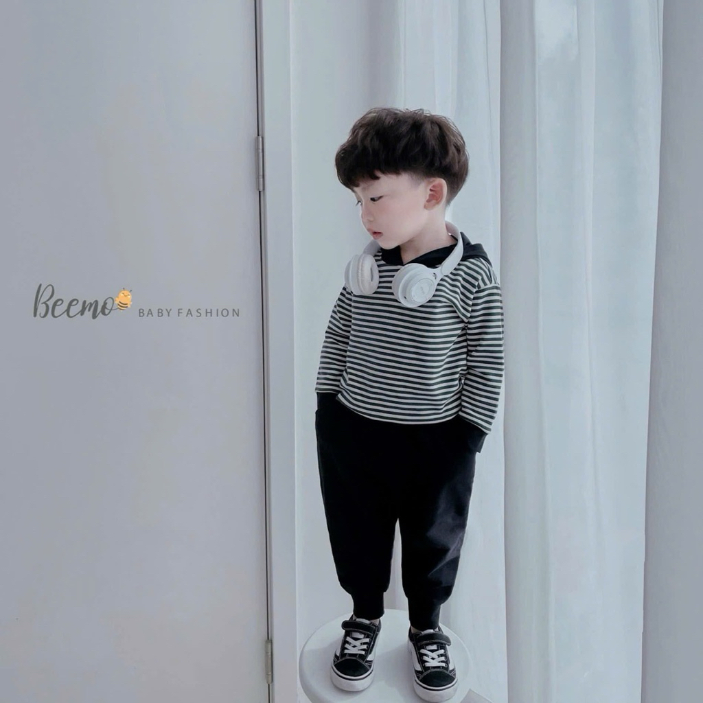 Bộ Bé Trai Dài Tay Thu Đông Nhiều Mẫu Beemo Size 80-130 (9-24kg) – Đồ Trẻ Em Mềm Mại