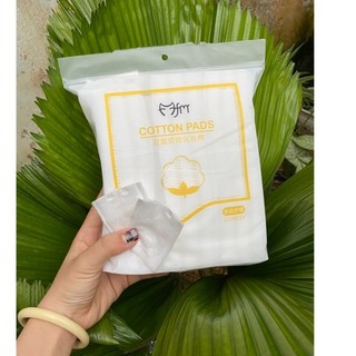 Bông tẩy trang 3 lớp cotton 222 miếng chính hãng lameila thấm hút tốt không xơ bông #A72