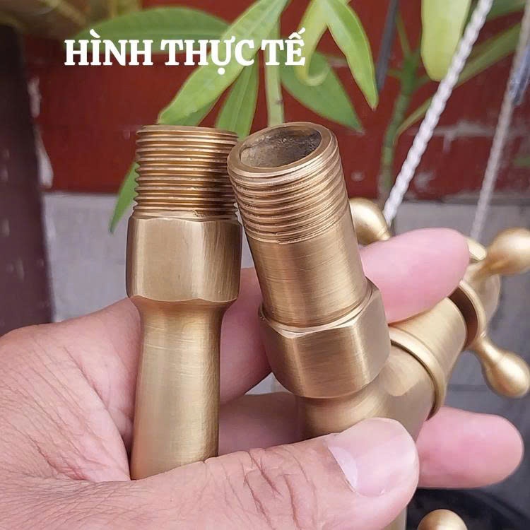Vòi nước gắn tường cao cấp bằng đồng thau cổ điển, Vòi hồ rumine phong cách sang trọng