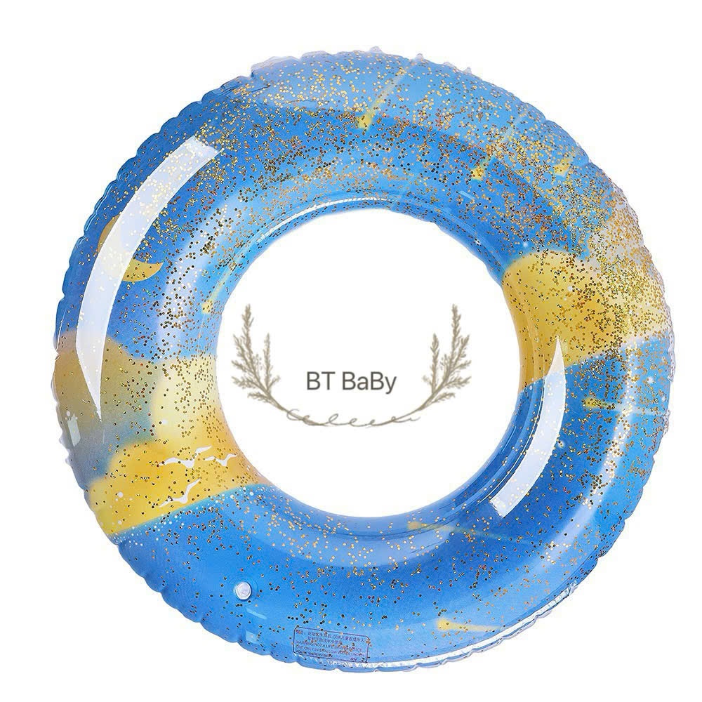 Phao bơi tròn cho bé chất liệu PVC cao cấp, Phao tập bơi cho bé 2-9 tuổi Bahu_Baby