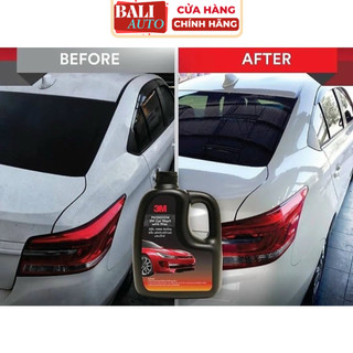 [ Chính hãng] Xà bông rửa xe làm sạch, tăng bóng bề mặt 3M™- Car Wash With Wax PN39000W - 1L