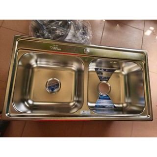Bộ chậu rửa inox 304 Đại Thành DX42004 - Chỉ bán miền Nam và Tây Nguyên, Hàng chính hãng