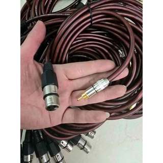 đơn vị 2 cái Dây Canon AV Loại Tốt,(Canon Cái Sang AV/Hoa Sen) dây jack canon cái ra 1 đầu av